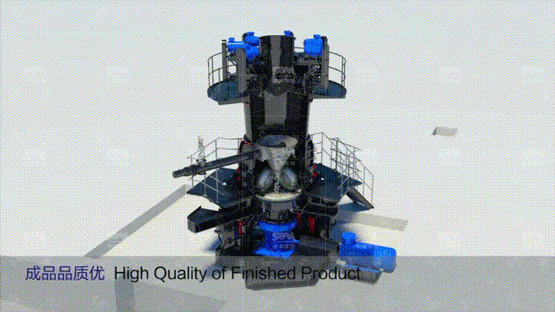 LUM超细立式磨粉机工作原理动态展示