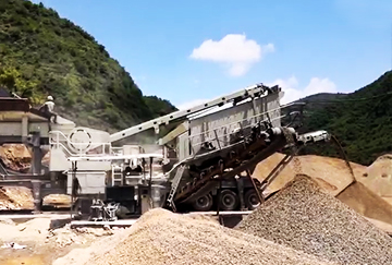 甘肃时产80-100吨花岗岩移动破碎生产线